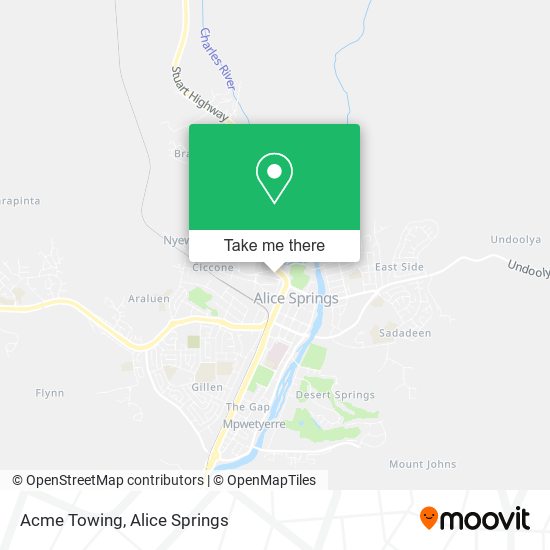 Acme Towing map