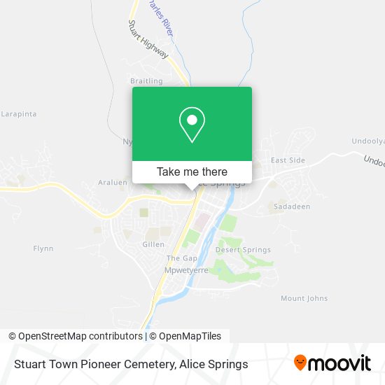 Mapa Stuart Town Pioneer Cemetery