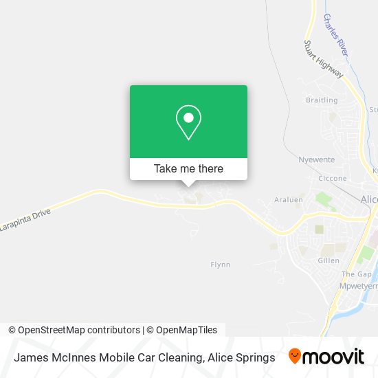 Mapa James McInnes Mobile Car Cleaning