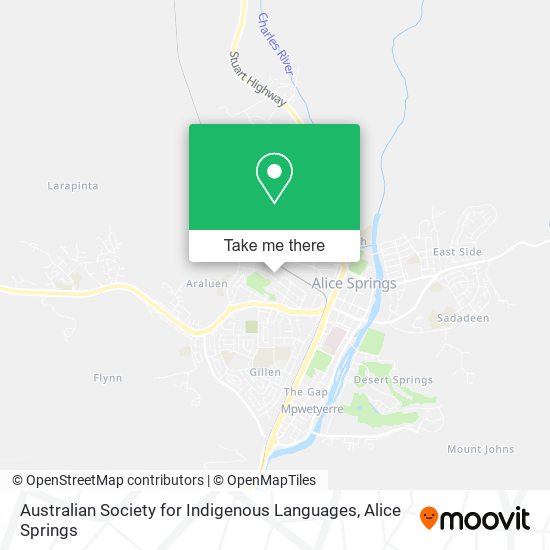 Mapa Australian Society for Indigenous Languages