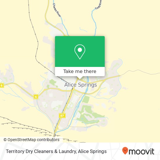 Territory Dry Cleaners & Laundry map