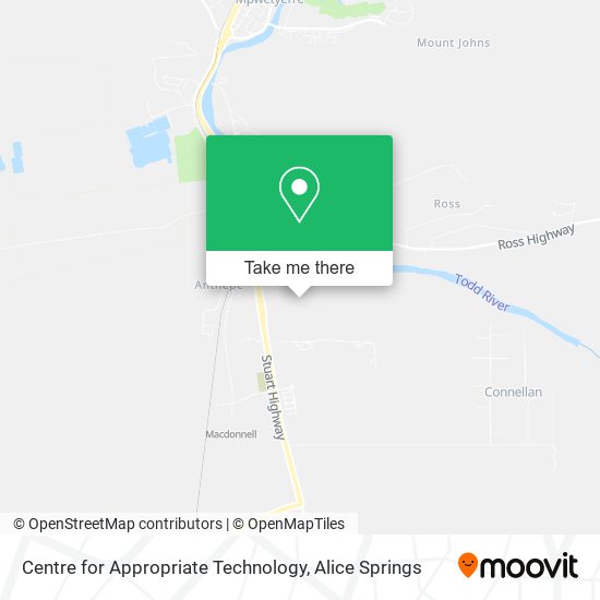 Centre for Appropriate Technology map