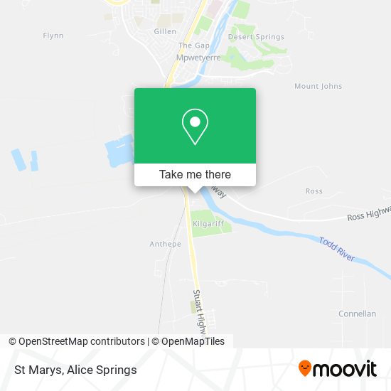 St Marys map