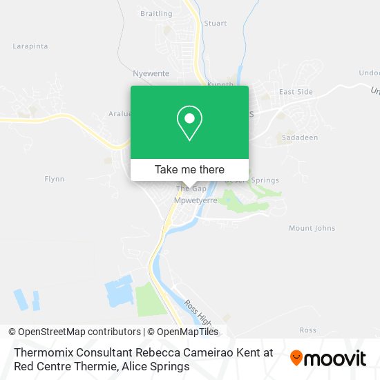 Thermomix Consultant Rebecca Cameirao Kent at Red Centre Thermie map