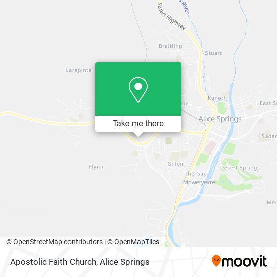 Apostolic Faith Church map