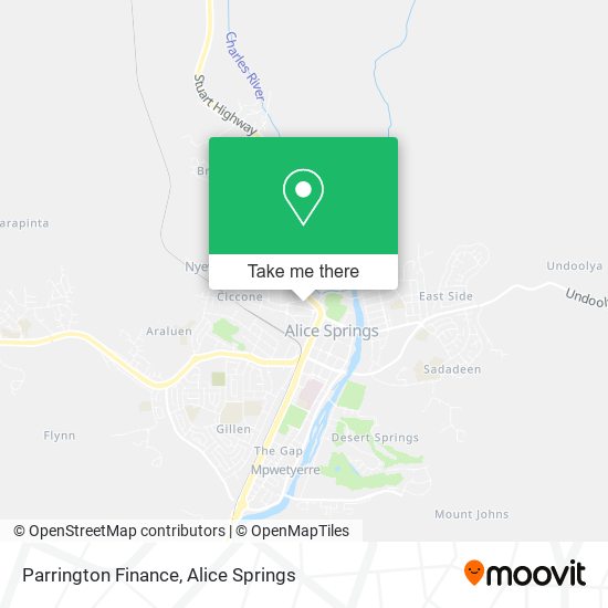 Parrington Finance map