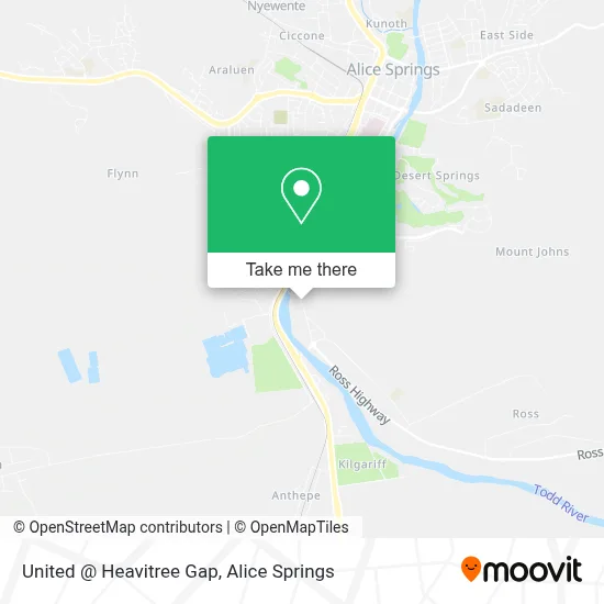 Mapa United @ Heavitree Gap