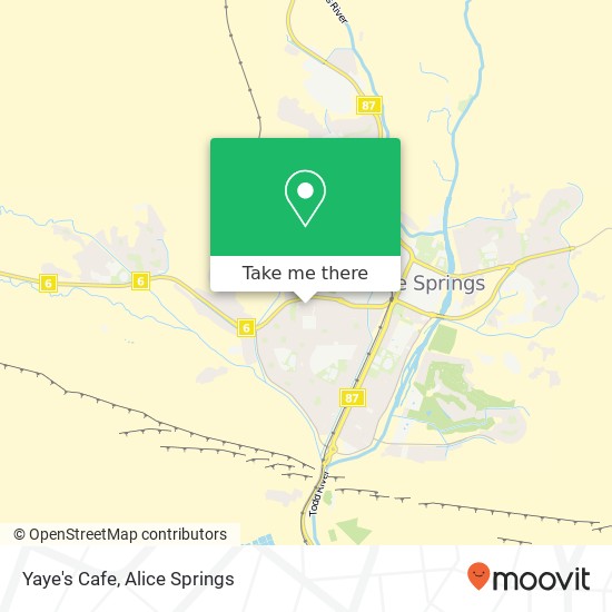 Yaye's Cafe map