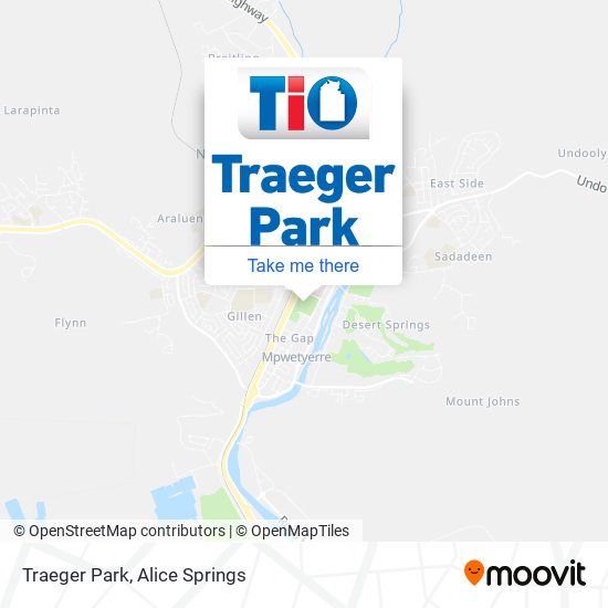 Traeger Park map