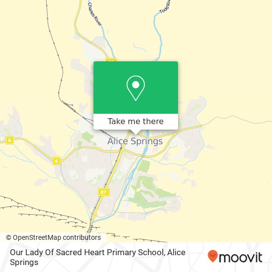 Mapa Our Lady Of Sacred Heart Primary School