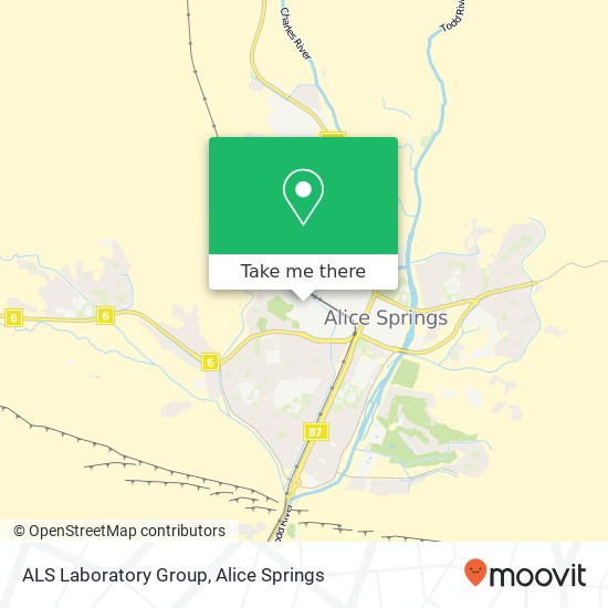 ALS Laboratory Group map