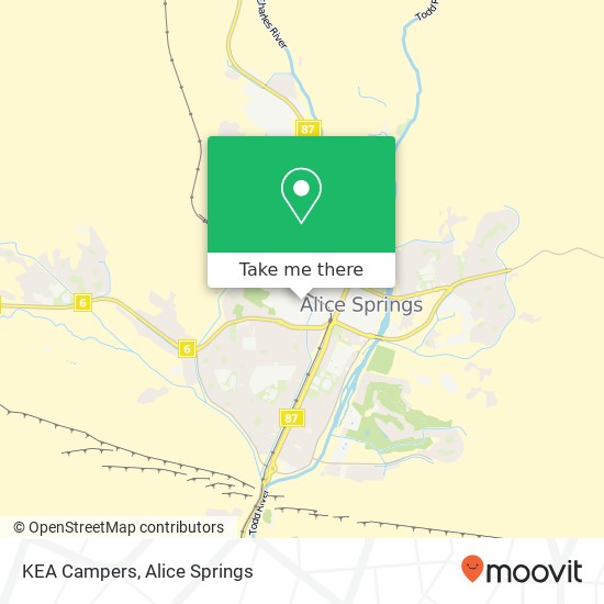 Mapa KEA Campers