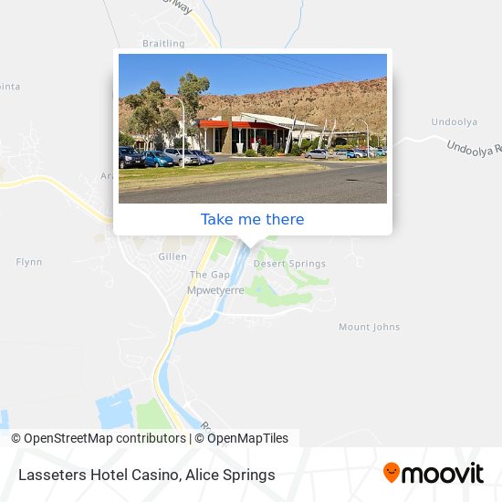 Lasseters Hotel Casino map
