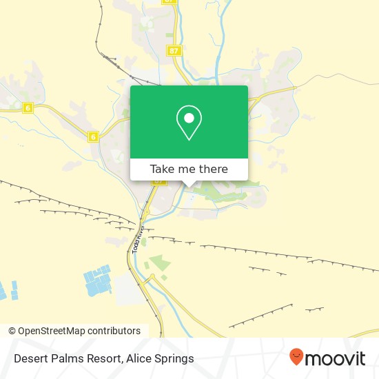 Desert Palms Resort map