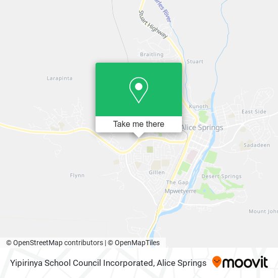 Yipirinya School Council Incorporated map