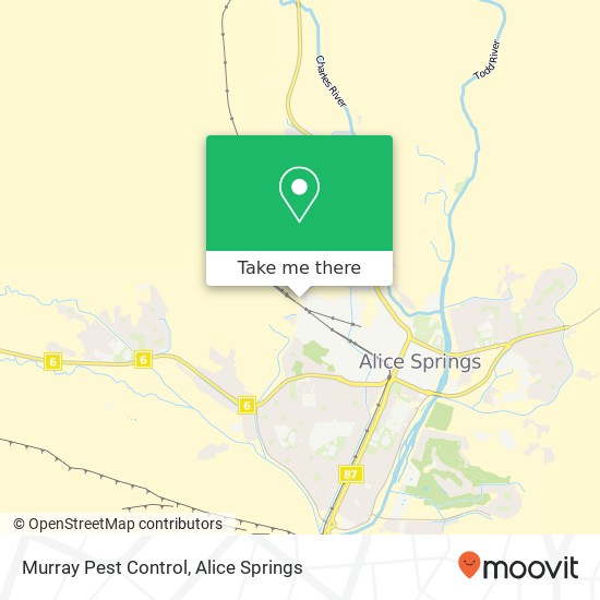 Murray Pest Control map
