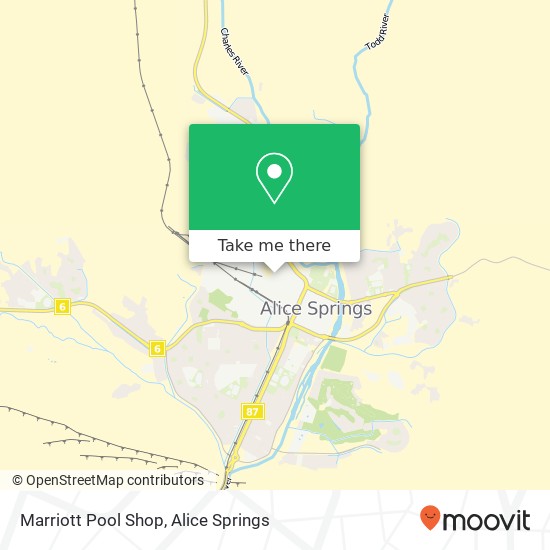 Marriott Pool Shop map