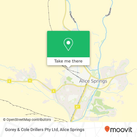 Gorey & Cole Drillers Pty Ltd map
