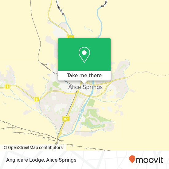 Anglicare Lodge map