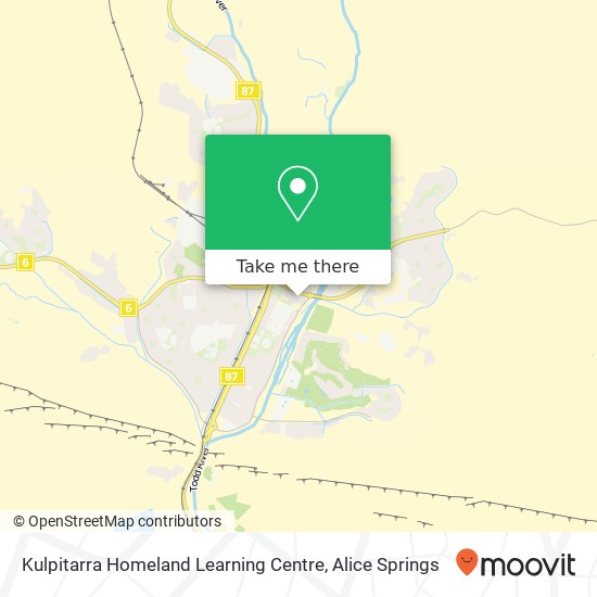 Kulpitarra Homeland Learning Centre map