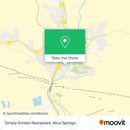 Simply Korean Restaurant map