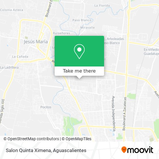 Mapa de Salon Quinta Ximena