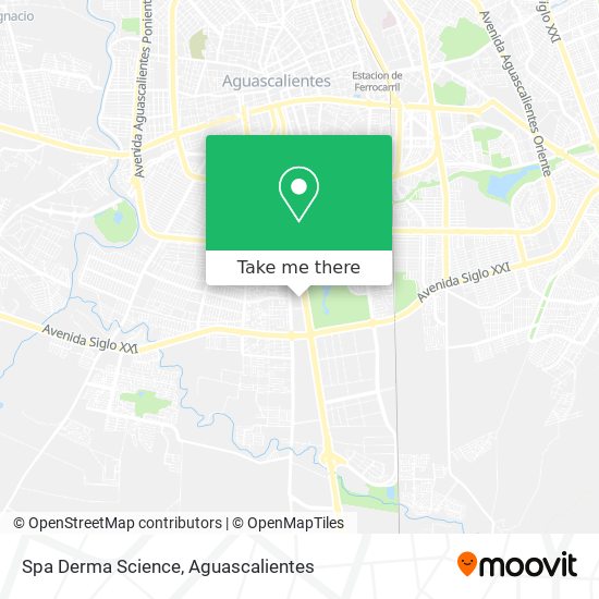 Mapa de Spa Derma Science