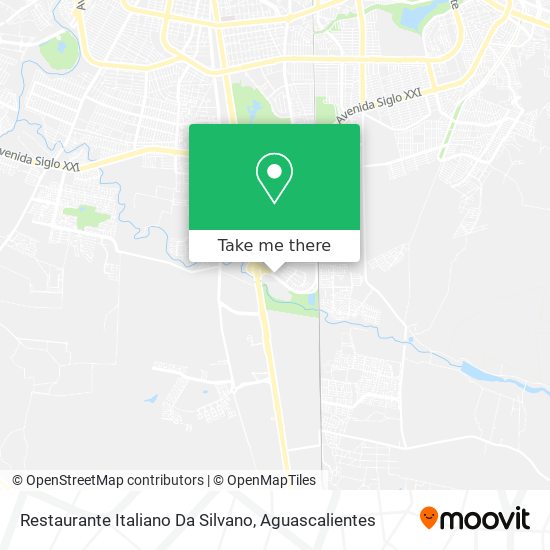 Mapa de Restaurante Italiano Da Silvano
