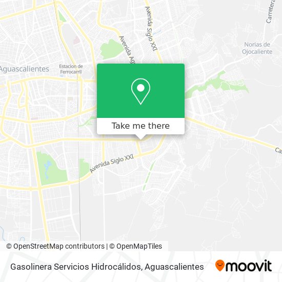 Mapa de Gasolinera Servicios Hidrocálidos