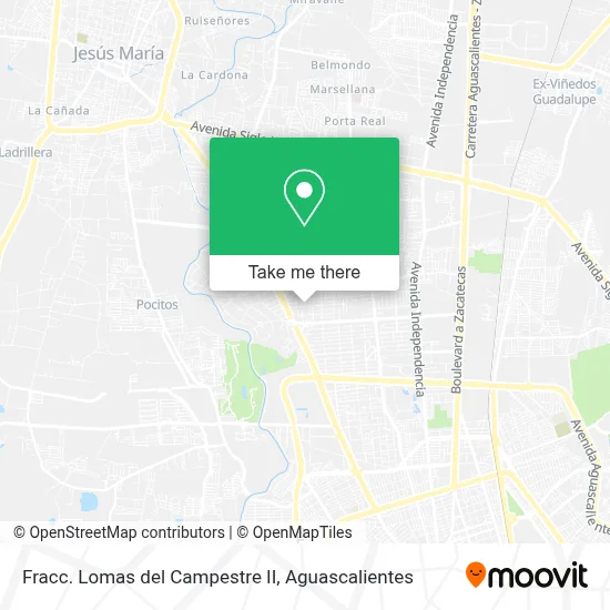 Fracc. Lomas del Campestre II map