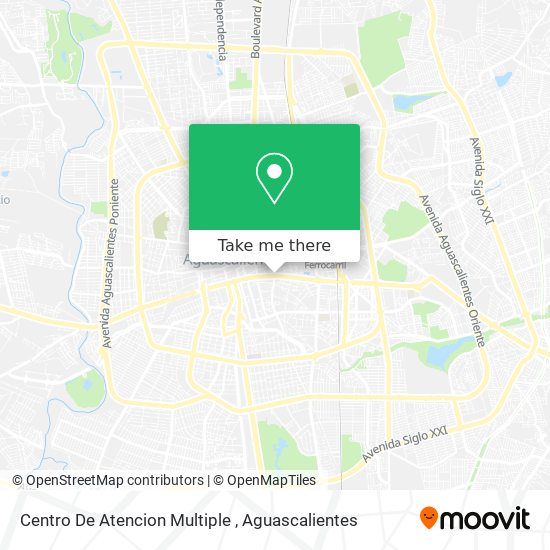 Mapa de Centro De Atencion Multiple