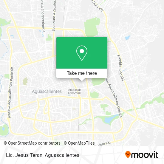 Lic. Jesus Teran map