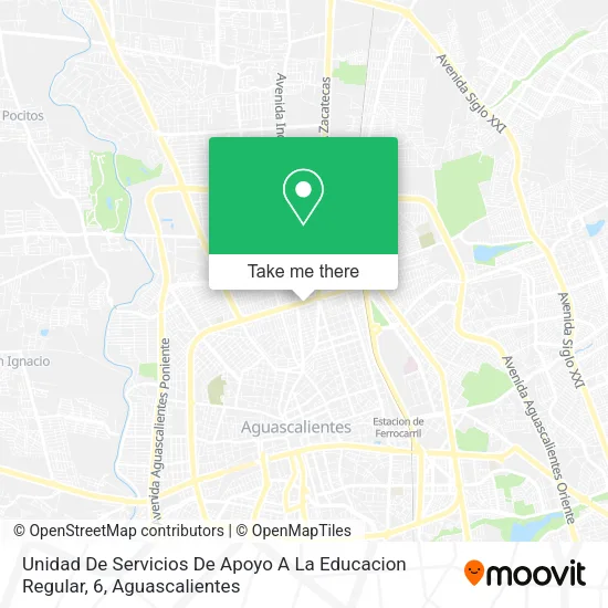 Mapa de Unidad De Servicios De Apoyo A La Educacion Regular, 6