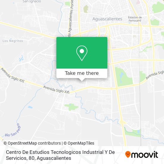 Centro De Estudios Tecnologicos Industrial Y De Servicios, 80 map