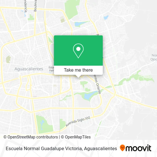 Escuela Normal Guadalupe Victoria map