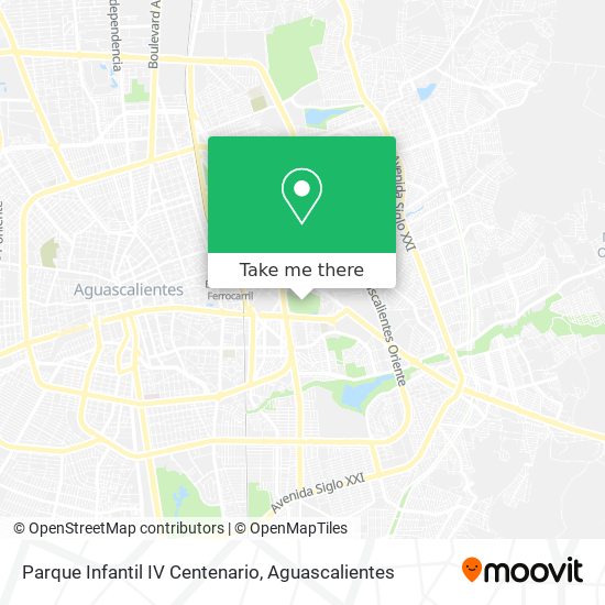 Mapa de Parque Infantil IV Centenario