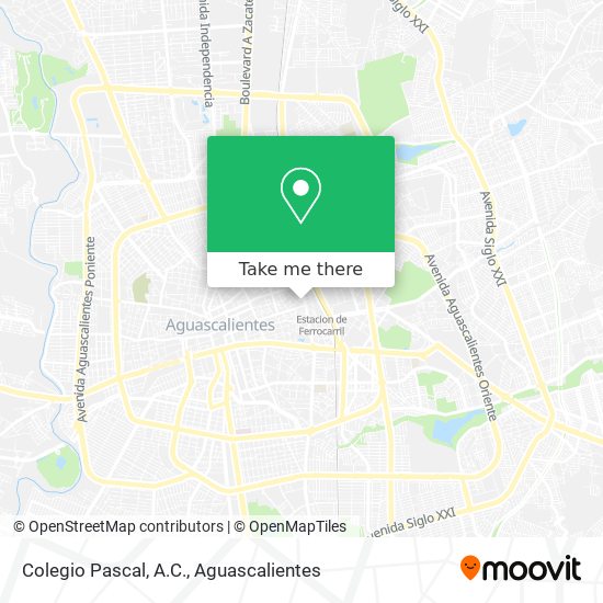 Colegio Pascal, A.C. map