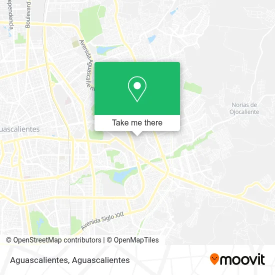 Mapa de Aguascalientes