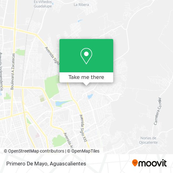 Mapa de Primero De Mayo