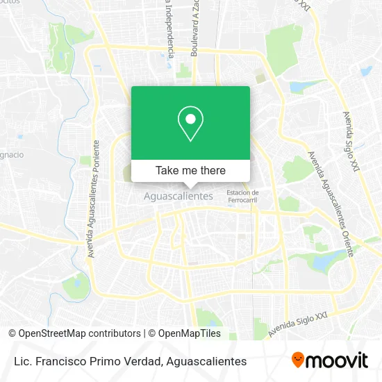 Mapa de Lic. Francisco Primo Verdad