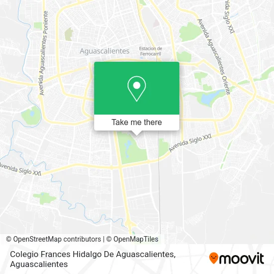 Colegio Frances Hidalgo De Aguascalientes map