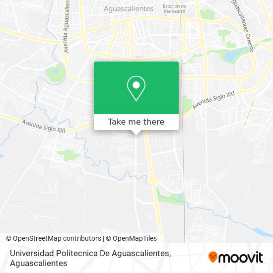 Universidad Politecnica De Aguascalientes map