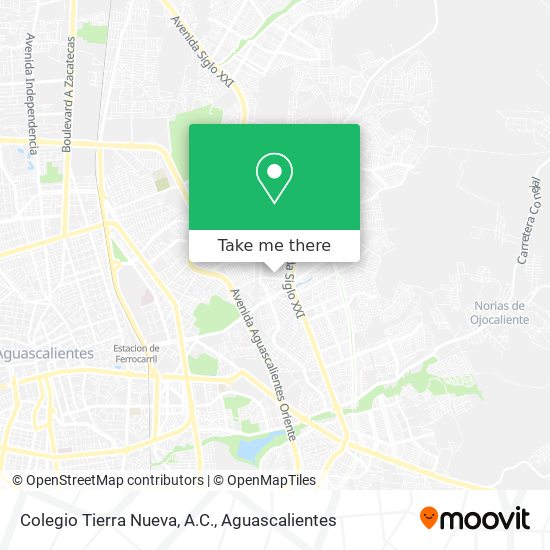 Mapa de Colegio Tierra Nueva, A.C.