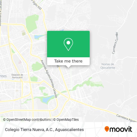 Mapa de Colegio Tierra Nueva, A.C.