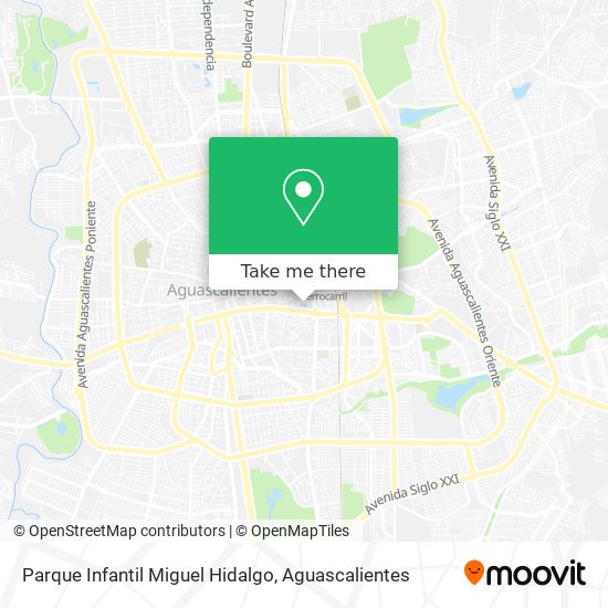 Parque Infantil Miguel Hidalgo map