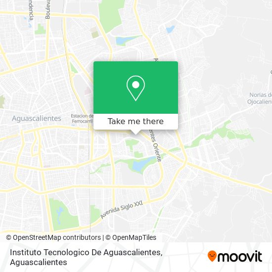 Instituto Tecnologico De Aguascalientes map