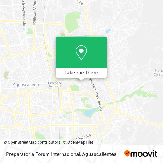 Mapa de Preparatoria Forum Internacional
