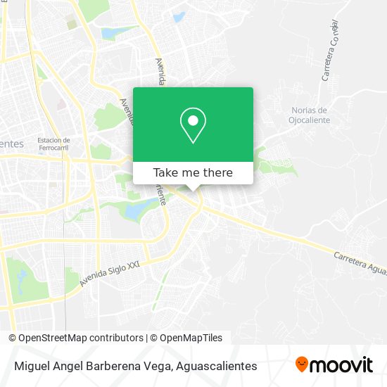 Miguel Angel Barberena Vega map