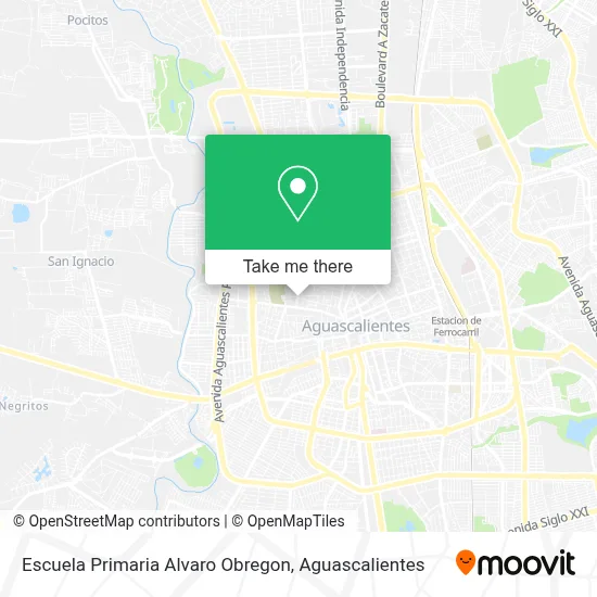 Escuela Primaria Alvaro Obregon map