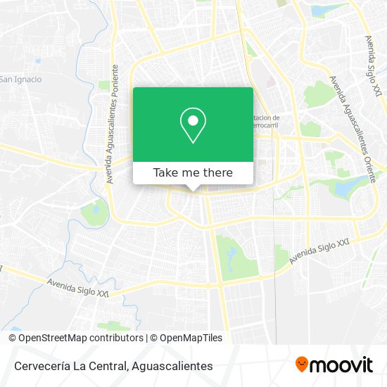 Cervecería La Central map